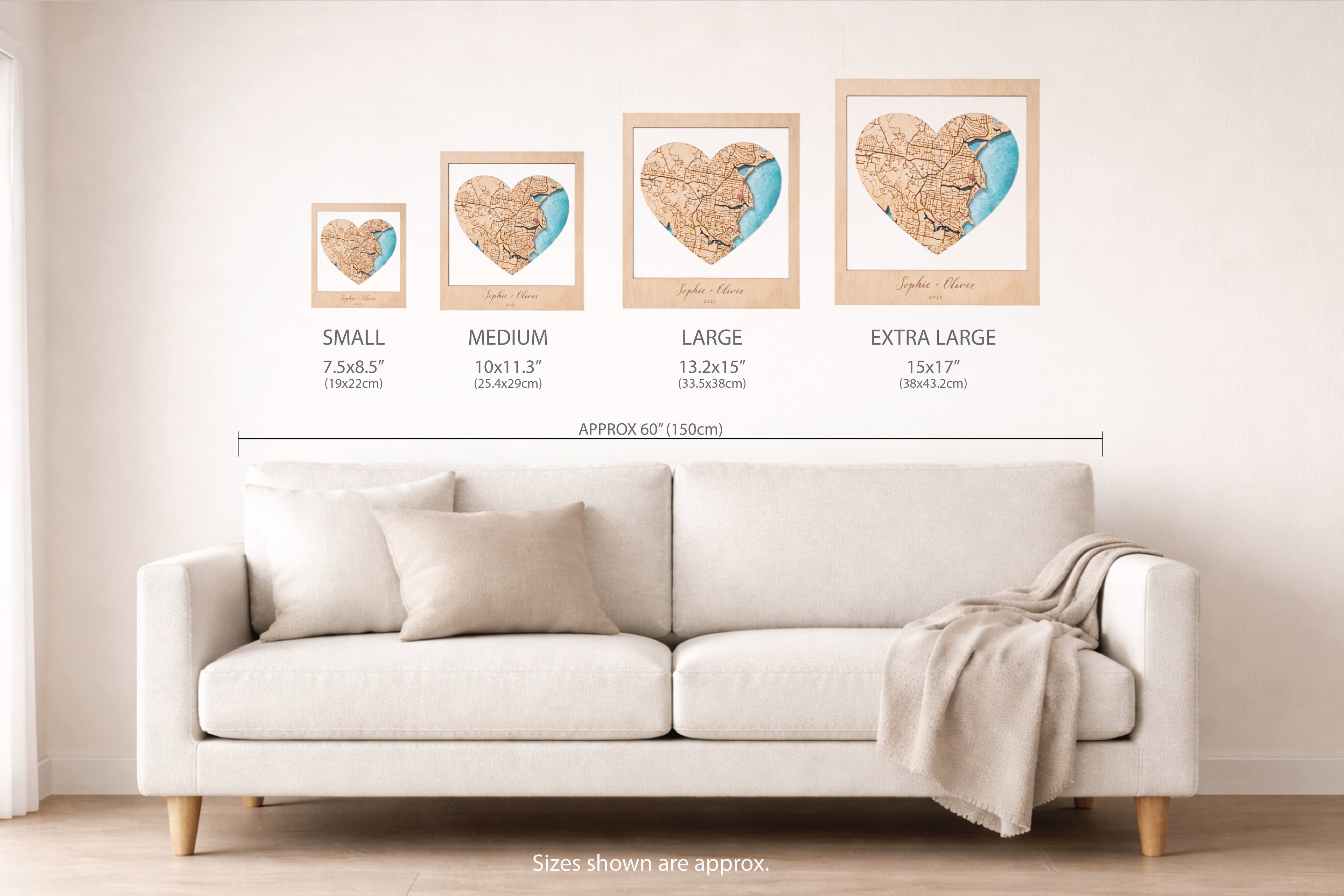 First Home Personalised Map Gift